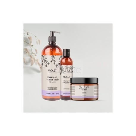 VIOLET TECH Tratamento anti-amarelos para Cabelos loiros, descolorados e grisalhos (Cruelty Free & Vegan) Violet Hair Cosmetics