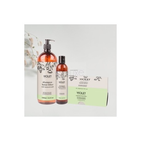 BOTOL FILLER Tratamento revitalizante densificante para Cabelos fracos e sem volume (Cruelty Free & Vegan) Violet Hair Cosmetics