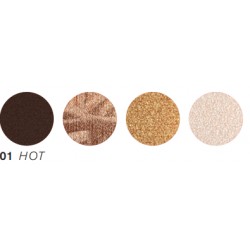Hot Ice - Eyeshadow Palette Hot 4x1g - Andreia Professional