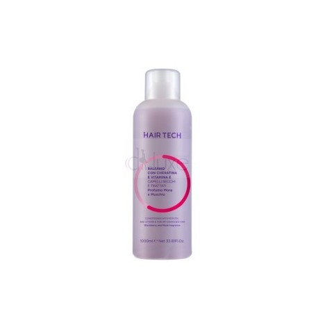 Bálsamo com Queratina e Vitamina E para cabelos secos e tratados 1000ml Hair Tech