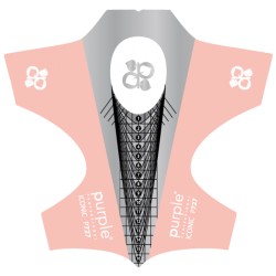 Moldes Extensão de Unha 100unid Purple Professional