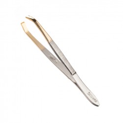Pinça Depilação Ponta Dourada 8cm