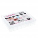 Moldes F1 Dual Forms System Clear Tips 120 unid. Pollié