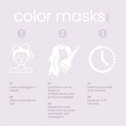 Máscaras de Cor 250ml - Violet Hair Cosmetics