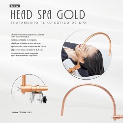 HEAD SPA GOLD Chuveiro de massagem circulante com fluxo de água