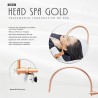 HEAD SPA GOLD Chuveiro de massagem circulante com fluxo de água