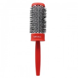 Escova Térmica Redonda com Cerdas Metálicas Vermelho Bifull