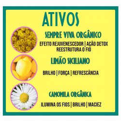 Camomila Indicada para cabelos loiros, pintados e com madeixas - LOLA