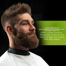 Gel de Cabelo com Óleo de Rícino Fixação Forte L3VEL3