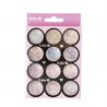 Glitter Brilho para nail art sortidos 1,5gx12 cores Pollié