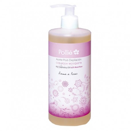 Óleo Pós Depilação Rosa Mosqueta 500ml Pollié
