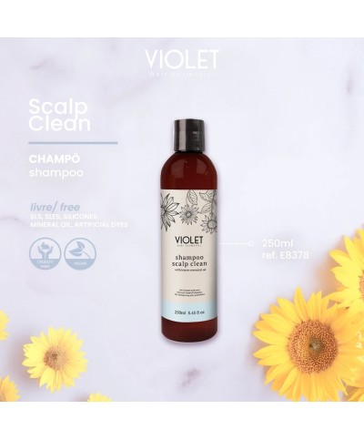 SCALP CLEAN Desenvolvido para combater a Caspa (Cruelty Free & Vegan) Violet Hair Cosmetics