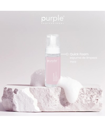 Quick Foam Espuma de Limpeza de Unhas 150ml Purple Professional