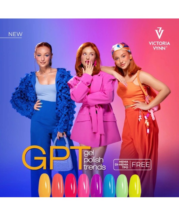 JUN'25 Coleção GPT Gel Polish Trends Verniz Gel Gama Preta - Victoria Vynn
