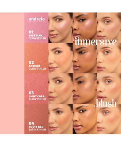 Immersive Blush - BLUSH EM PÓ COMPACTO - Andreia Professional