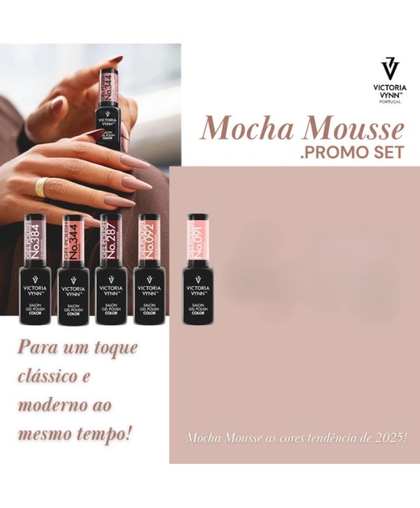 MOCHA MOUSSE - PROMO SET - Gel Polish 4+1 OFERTA - Victoria Vynn