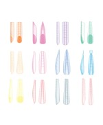 Dual Forms F1 MIX 296 unid. (acrygel e acrílico) - Purple Professional