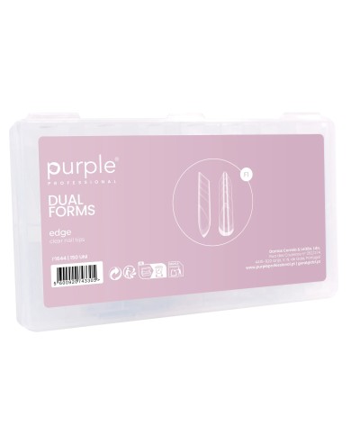 Dual Forms F1 EDGE 150 unid. (acrygel e acrílico) - Purple Professional