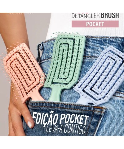 Pro Wave - Detangler Brush Pocket - Escova Mini Desembaraçadora - Andreia Professional