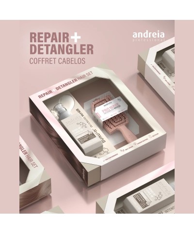 COFFRET BOND R3 Leave-In com OFERTA Escova Detangler Brush Pocket - Andreia Professional