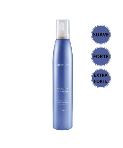 Espuma de Fixação com colagénio para cabelos encaracolados 300ml Risfort
