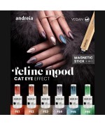 NOV'25 Coleção FELINE MOOD - Cat Eye Effect - Verniz Gel - Andreia Professional