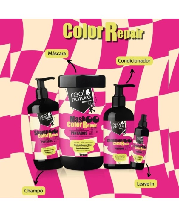 COLOR REPAIR SEM SAL - cabelos com coloração, descoloração ou naturais - Real Natura