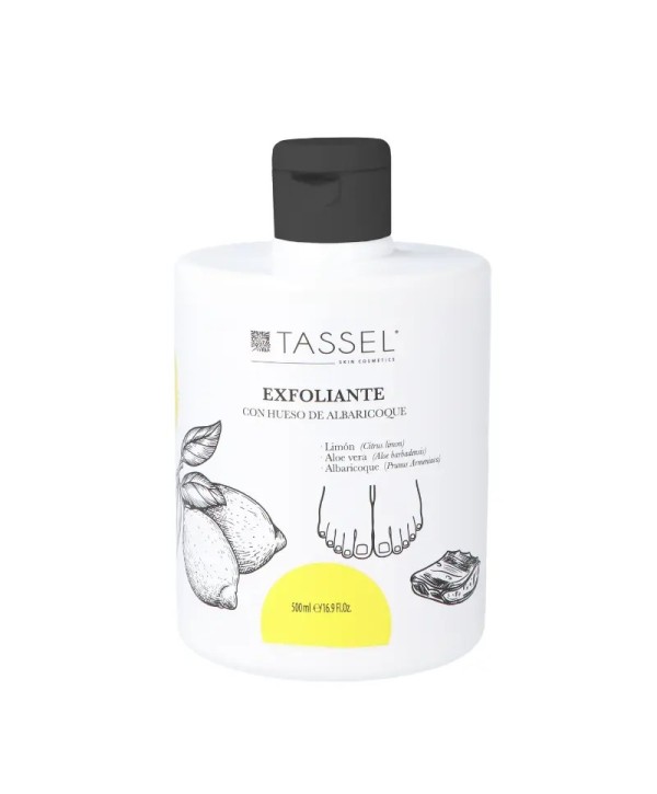 Esfoliante de Pés com Limão, Aloe Vera e Damasco 500ml - Tassel