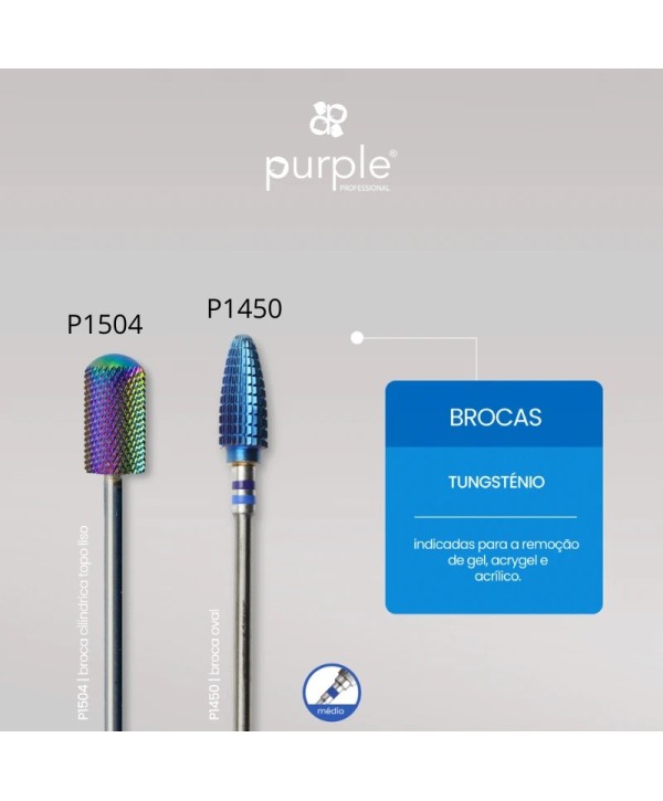 Ponteira Broca de Tungsténio (várias) - Purple Professional