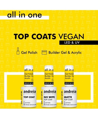 ALL IN ONE – TOP COAT LED & UV VEGAN (Verniz Gel, Gel e Acrílico) - Andreia