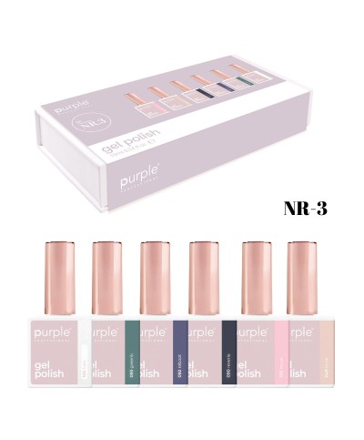 JAN'26 KIT Coleção NRº3 Gel Polish Verniz Gel 10ml - Purple Professional