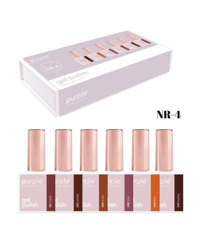 JAN'26 KIT Coleção NR-4 Gel Polish Verniz Gel 10ml - Purple Professional