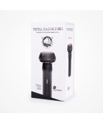CORDLESS SHAVER Máquina de Barbear sem fios 2 em 1 Total Razor