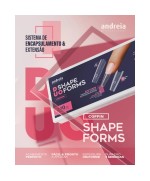 DUO Shape Forms Moldes F1 (moldes duplos de encapsulamento e extensão) 240 unidades - Andreia Professional