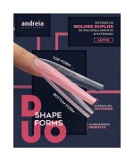 DUO Shape Forms Moldes F1 (moldes duplos de encapsulamento e extensão) 240 unidades - Andreia Professional