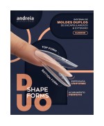 DUO Shape Forms Moldes F1 (moldes duplos de encapsulamento e extensão) 240 unidades - Andreia Professional