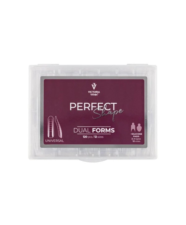 PERFECT SHAPE - Dual Forms Universal + Silicone Pads - 120 unidades - Victoria Vynn