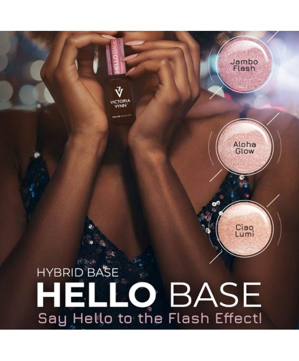 HELLO BASE - Base de Gel com Glitter 8ml - Victoria Vynn
