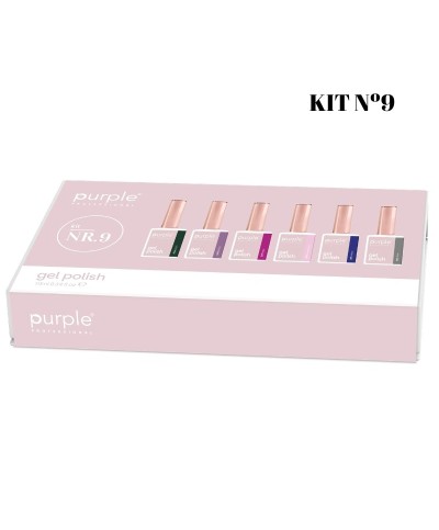 FEV'26 KIT Coleção NR-9 Gel Polish Verniz Gel 10ml - Purple Professional