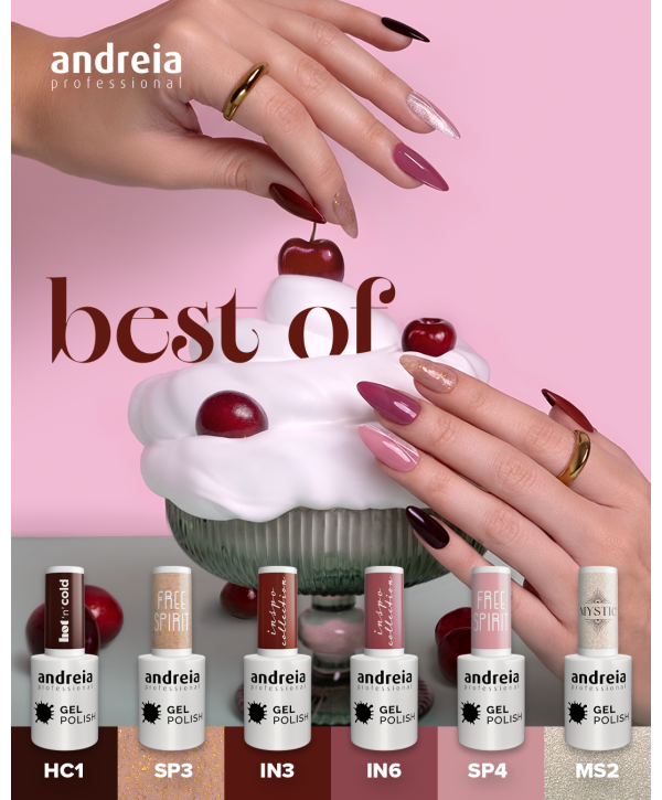 MAR'26 Coleção Best Of - Verniz Gel - Andreia Professional
