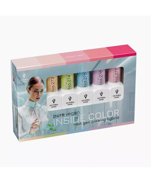 Mar'26 Pack Pure Vegan Inside Color Pastel - Verniz Gel Gama Branca - Victoria Vynn