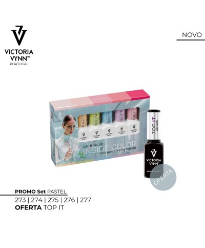Mar'26 Pack Pure Vegan Inside Color Pastel (com oferta) - Verniz Gel Gama Branca - Victoria Vynn