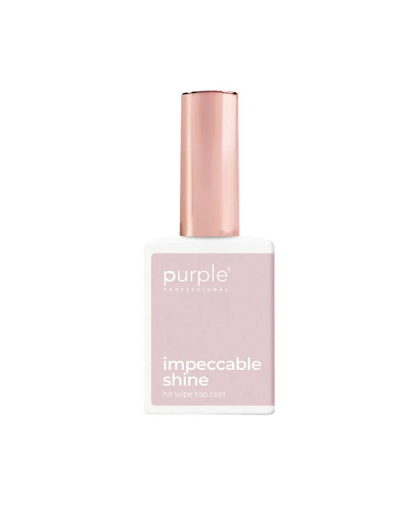 IMPECCABLE SHINE Top Coat sem Goma com Extra Brilho - Purple