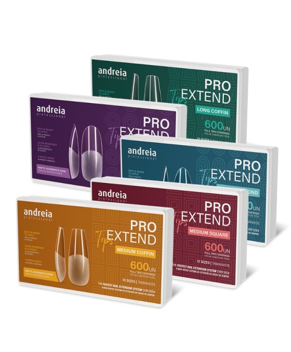 Pro Extend Tips - Rápido sistema de extensões de unhas - Andreia Professional