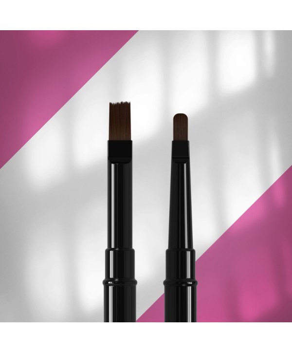 Pincel de ponta dupla EXPERT para Gel Staleks