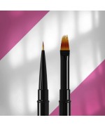 Pincel de unhas dupla face EXPERT liner 7mm / para degradê 11mm - Staleks