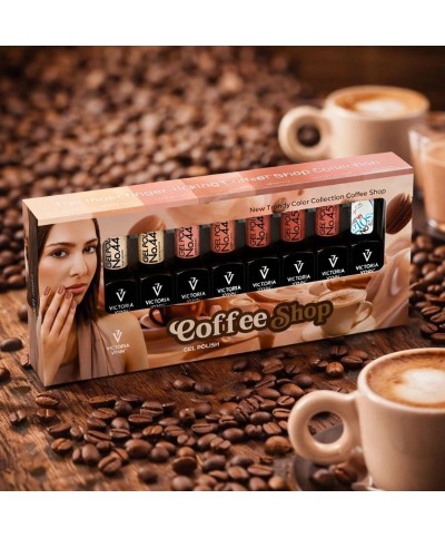 Abril'26 Coleção Verniz Gel (Gama Preta) COFFEE SHOP - Victoria Vynn