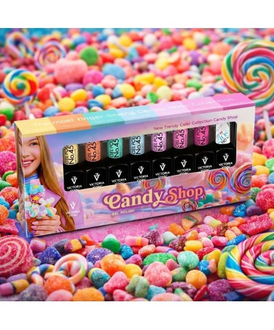 Abril'26 Coleção Verniz Gel (Gama Preta) CANDY SHOP - Victoria Vynn