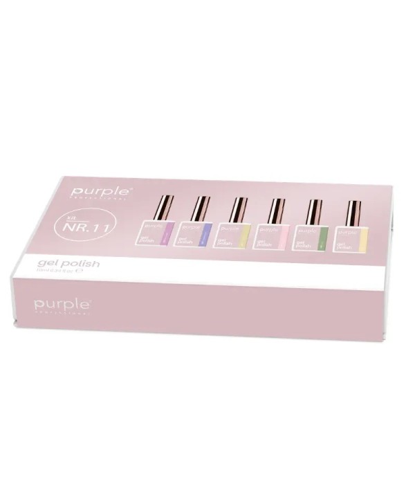 MAI'26 KIT Coleção NR-11 Gel Polish Verniz Gel 10ml - Purple Professional