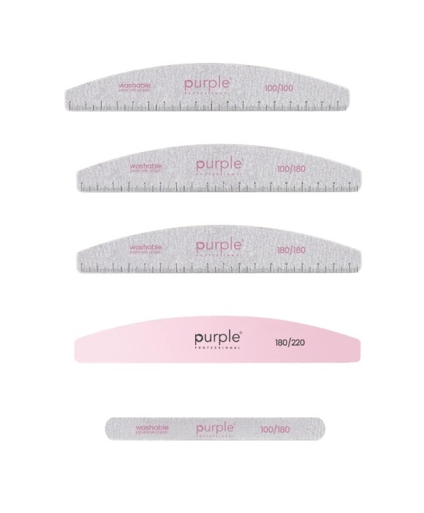 Pack 10 Limas Moon Japanese Paper Descartaveís - Purple Professional